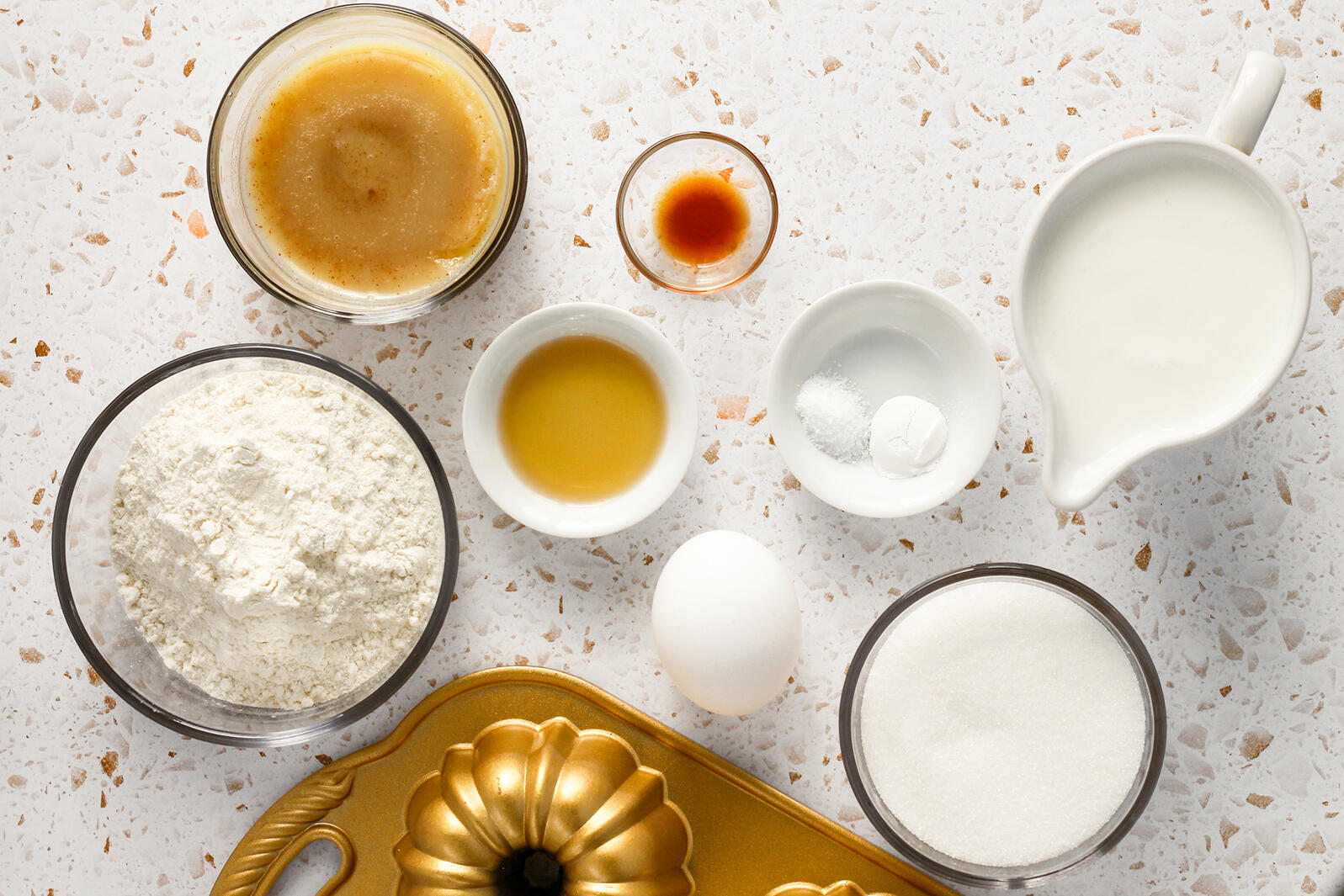Ingredients for Bundt Cake